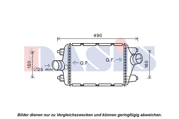 AKS DASIS Kompressoriõhu radiaator 177017N